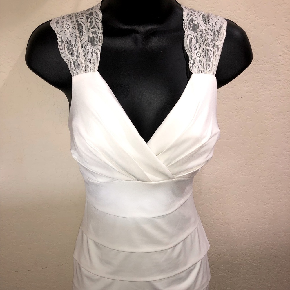 Women’s Knee Length White Dress